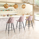 Zuo Piccolo Barstool Pink