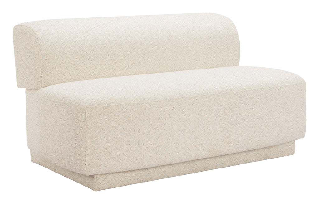 Zuo Anese Loveseat Multigrain Beige