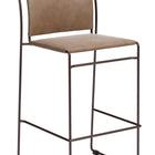 Zuo Verbena Barstool (Set of 2) Brown