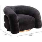 Zuo Havn Accent Chair Black