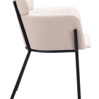 Zuo Bremor Dining Chair (Set of 2) Beige
