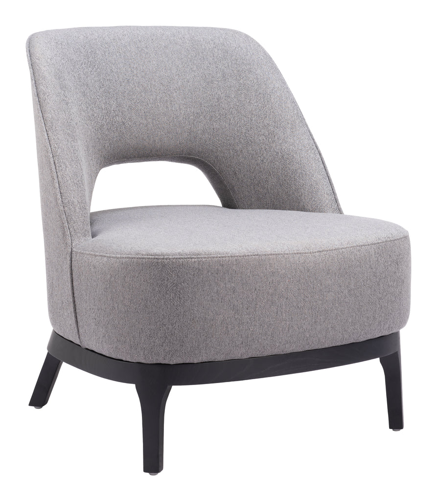 Zuo Mistley Accent Chair Gray