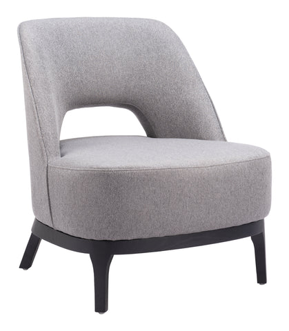 Zuo Mistley Accent Chair Gray