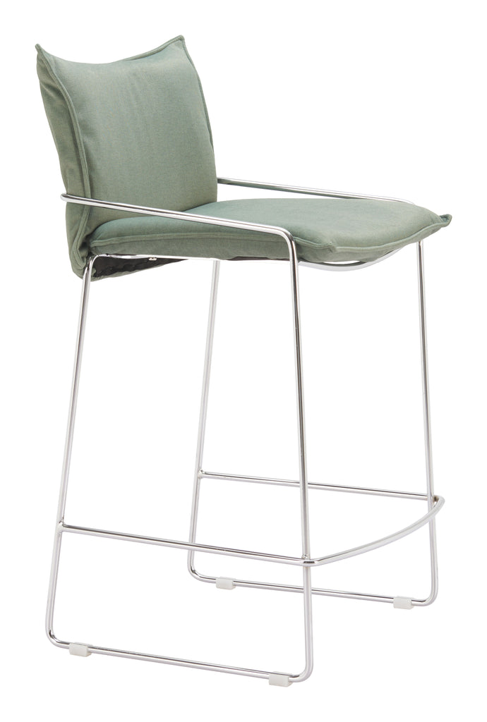 Zuo Pola Counter Stool Green