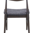 Zuo Tuzka Dining Chair (Set of 2) Gray & Espresso