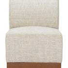 Zuo Christy Armless Chair Beige