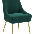 Zuo Maxine Dining Chair Green & Gold