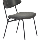 Zuo Charon Dining Chair (Set of 2) Vintage Black