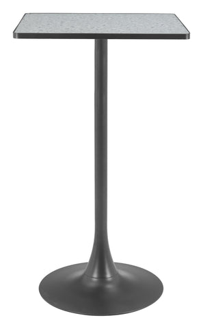 Zuo Spot Bar Table Gray & Black
