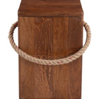 Zuo Omaga Storage Side Table Walnut