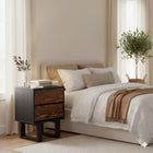 Zuo Aremi Nightstand Brown & Black