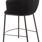Zuo Essen Counter Stool Black & Bronze
