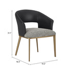Zuo Edmond Dining Chair Gray