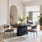 Zuo Sulco Dining Table Black