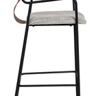 Zuo Couva Barstool (Set of 2) Gray Tweed