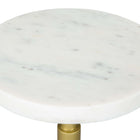 Zuo Maurice Side Table White & Gold