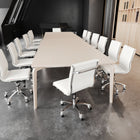 Zuo Lider Plus Armless Office Chair White