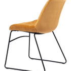 Zuo Tammy Dining Chair (Set of 2) Yellow