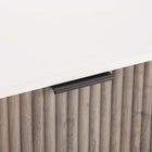 Manhattan Comfort DUMBO Modern 5-Drawer Tall Dresser in White and Grey