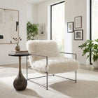 Zuo Ionis Accent Table Black & Antique Silver