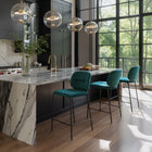 Zuo Plat Counter Stool (Set of 2) Green