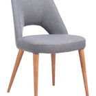 Zuo Leith Dining Chair (Set of 2) Gray