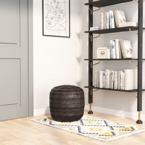 Zuo Lillian Ottoman Black
