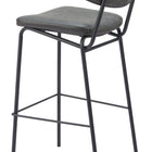 Zuo Charon Barstool (Set of 2) Vintage Black