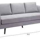 Zuo Divinity Sofa Gray