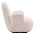 Zuo Lunet Swivel Chair Ivory