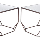 Zuo Arzon Coffee Table Set (2-Piece) Bronze