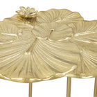 Zuo Lotus Side Table Gold