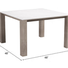 Zuo Leilani Square Dining Table (48") White
