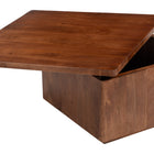 Zuo Omaga Storage Coffee Table Walnut