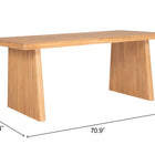 Zuo Nimone Dining Table Natural