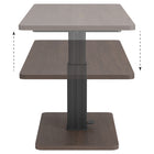 Zuo Brule Adjustable Dining Table Walnut
