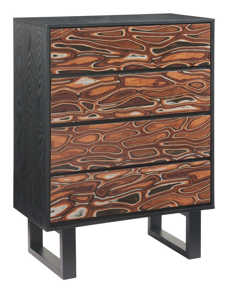 Zuo Aremi Chest Brown & Black