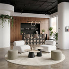 Zuo Reyes Coffee Table Set (2-Piece) Natural & Black