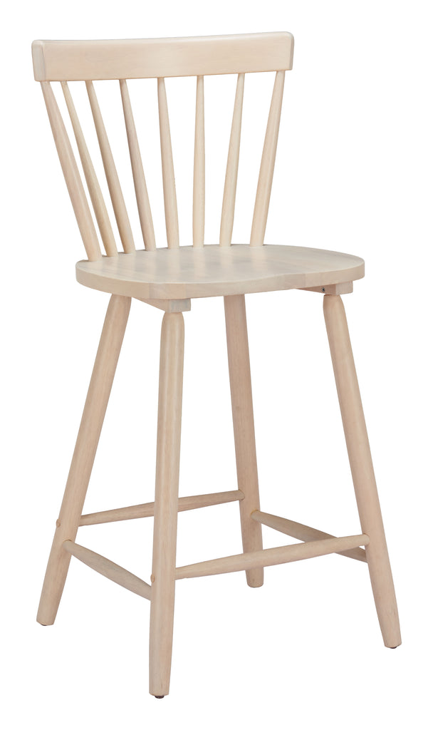 Zuo Tyce Counter Stool (Set of 2) Natural