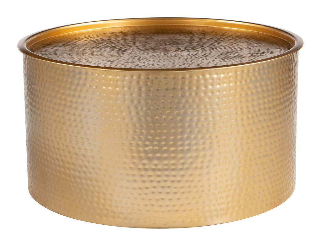 Zuo Coldveil Storage Coffee Table Gold