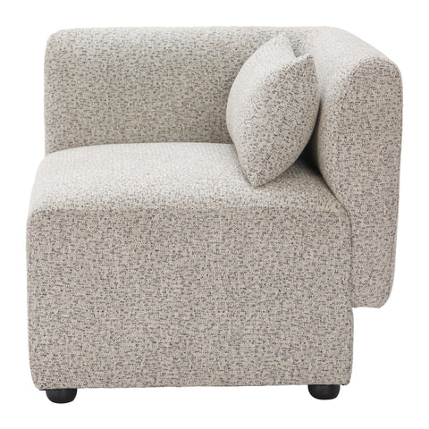Zuo Simu Corner Chair Dune Greige