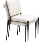 Zuo Freesia Dining Chair (Set of 2) White