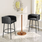 Zuo Auray Bar Table White & Gold