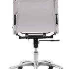 Zuo Lider Plus Armless Office Chair White