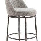 Zuo Nordhavn Swivel Counter Stool Gray