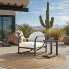 Zuo Flakt Accent Chair Ivory