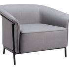 Zuo Burry Accent Chair Slate Gray