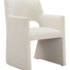 Zuo Minet Dining Chair Linen White