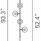 Zuo Zatara Ceiling Lamp Brass