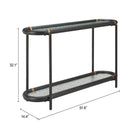 Zuo Aneis Console Table Black